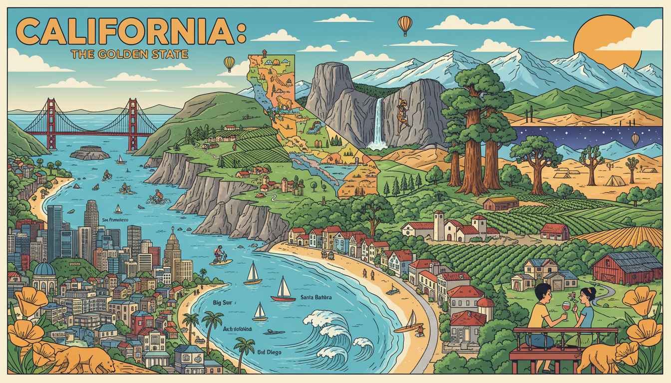 list of places to visit in california