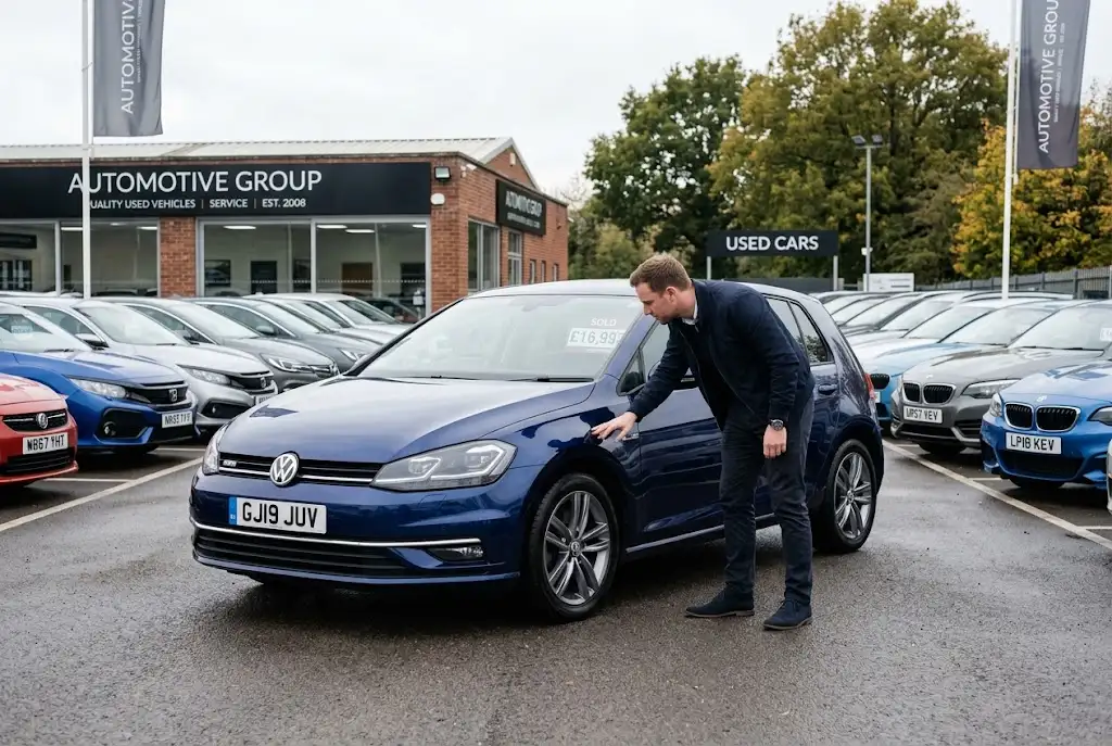 used cars UK buying guide at a dealership
