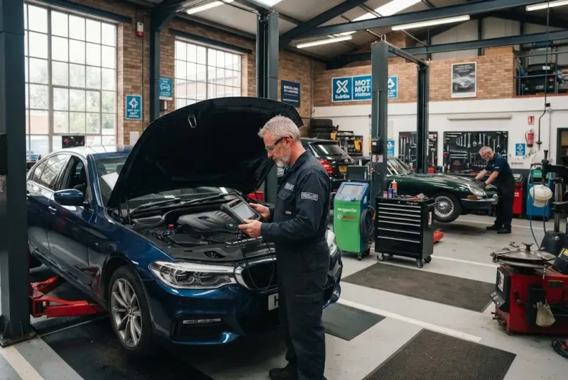 Automotive service companies providing professional vehicle maintenance in the UK