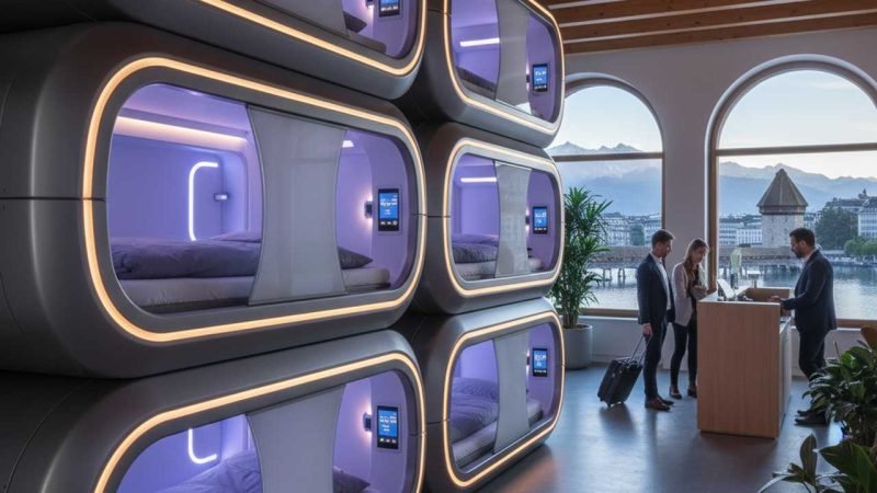 capsule hotel Chapter Lucerne