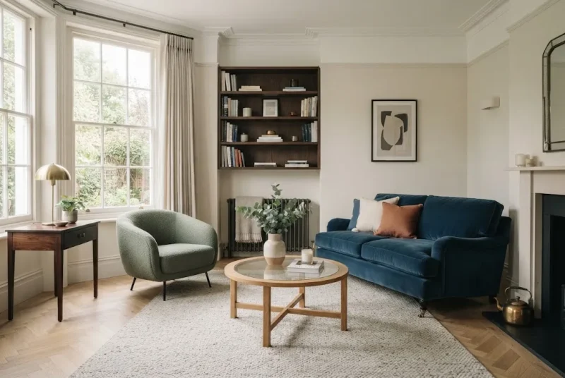 Chairs for living room with stylish accent chair and sofa
